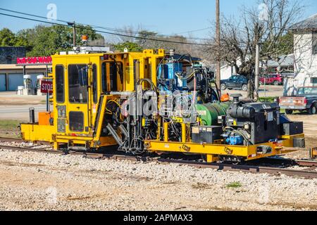 Railroad track maintenance-of-way equipment. Used for repair and ...