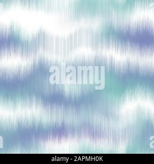 Soft blurry ikat gradient ombre seamless indigo Stock Vector