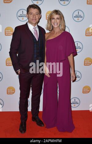 London, UK. 23rd Jan, 2020. Ben Shephard and Kate Garraway attend the Good Morning Britain 1 Million Minutes Awards at Television Centre in London. Credit: SOPA Images Limited/Alamy Live News Stock Photo