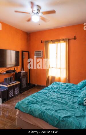 A clean room for a couple or single Stock Photo
