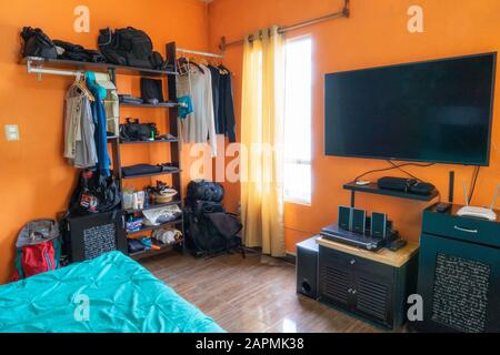A clean room for a couple or single Stock Photo