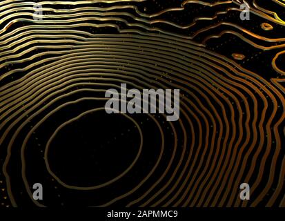 topographic contour map abstract tech wavy motion graphic design. Geometric  pattern 4k background Stock Photo - Alamy