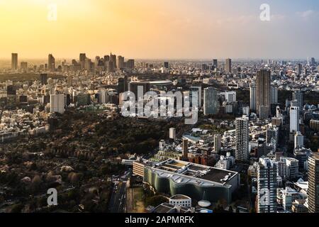 landscape of Tokyo city, Japan Stock Photo