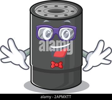 Cute oil filter cartoon character having a box Stock Vector Image & Art -  Alamy