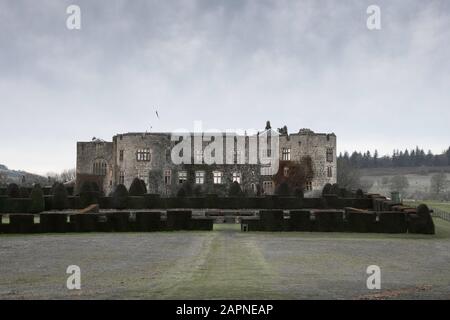 Chirk Castle, Denbighshire, Wales Stock Photo