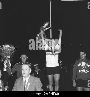 World Cycling World Championships in Amsterdam. The Dane Friedborg on stage Date: 23 August 1967 Location: Amsterdam, Noord-Holland Keywords: CYCLEN, stages Stock Photo