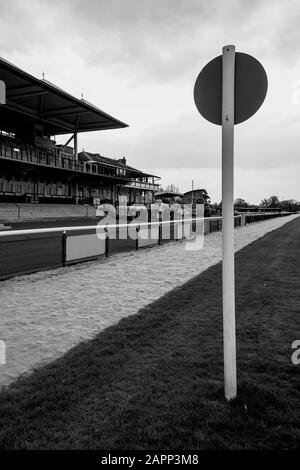 warwick racecourse warwickshire uk Stock Photo