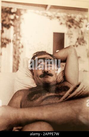 Photo of Hemingway. Finca Vigía, Havana, Cuba. Stock Photo