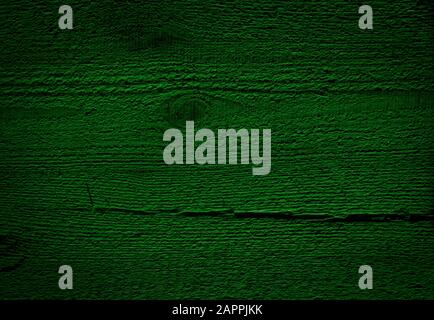 Texture of toned dark green wood. Natural pine wood background. Rough Sawn boards flat surface. Copy Space for Text, wallpaper or image. Stock Photo