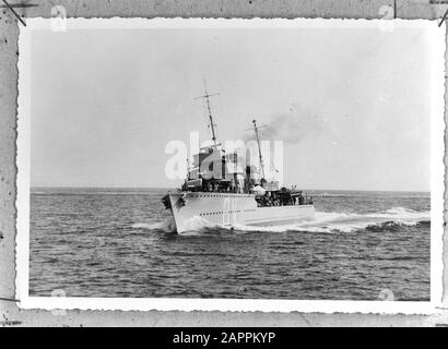 Hr. Ms. Dan. Van Galen (destroyer N-Class) in a port Annotation ...