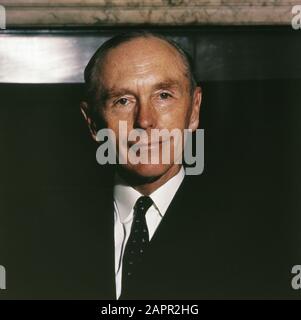 A portrait of Sir Alec Douglas-Home the new english premier Date: undated Location: Great Britain Keywords: ministers Personal name: Sir Alec Home Stock Photo