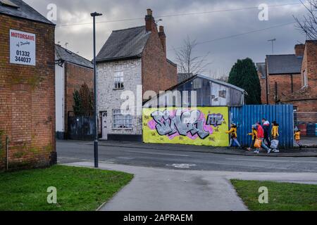 Graffiti in Derby, England Stock Photo