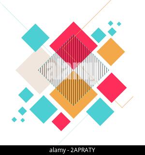 Abstract hexagonal vector background illustration Stock Photo