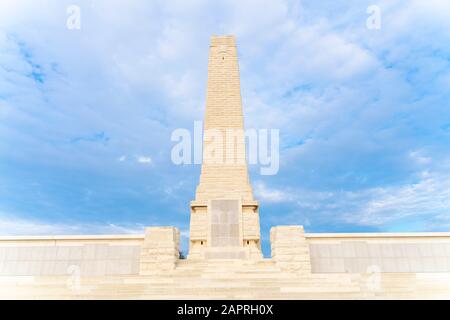 The Helles Memorial serves Commonwealth battle memorial for the whole Gallipoli campaign. Stock Photo