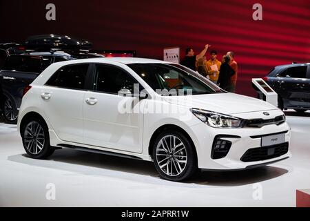 BRUSSELS - JAN 9, 2020: New Kia Ceed Sportswagon car model presented at the  Brussels Autosalon 2020 Motor Show Stock Photo - Alamy