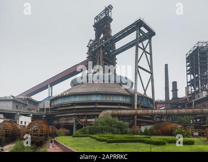 Capital Steel Plant, Beijing in 2011 Stock Photo