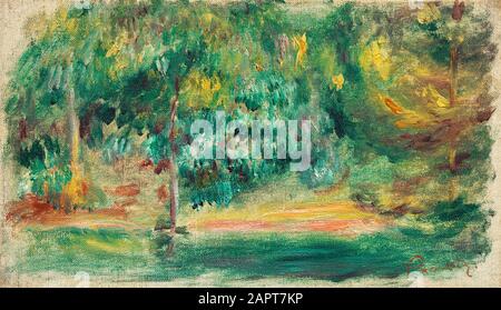 Vintage Renoir painting Stock Photo