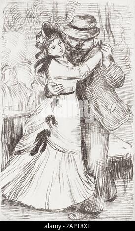 Vintage Renoir painting Stock Photo