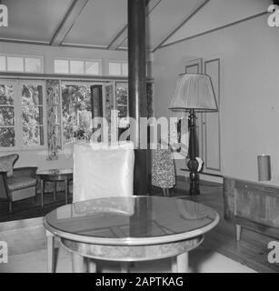 Dutch Antilles and Suriname at the time of the royal visit of Queen Juliana and Prince Bernhard in 1955  The royal departure is cleaned Date: 1 October 1955 Location: Paramaribo, Suriname Keywords: interiors Stock Photo