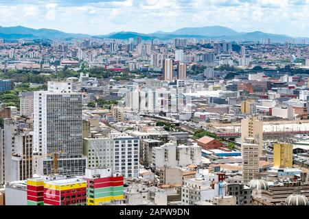 Sao Paulo, Residential Area of the Bras Stock Image - Image of