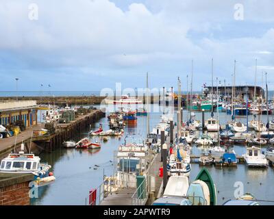 Bridlington Harbour Stock Photo