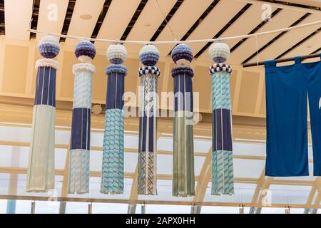 Sendai, OCT 23: Interior view of the Sendai Airport on OCT 23, 2019 at Sendai, Japan Stock Photo