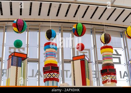 Sendai, OCT 23: Interior view of the Sendai Airport on OCT 23, 2019 at Sendai, Japan Stock Photo