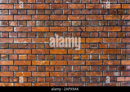 Abstract Brown Brick Wall Patterns as Background or Textures Stock Photo