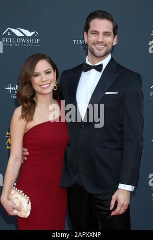 LOS ANGELES - JAN 24: Kimberly Daugherty and Grant Daugherty at the