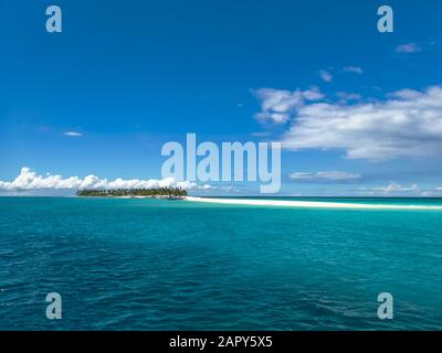 The idyllic Kalanggaman Island near Leyte in the Philippines Stock Photo