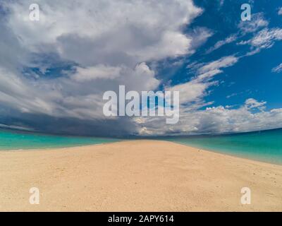 The idyllic Kalanggaman Island near Leyte in the Philippines Stock Photo