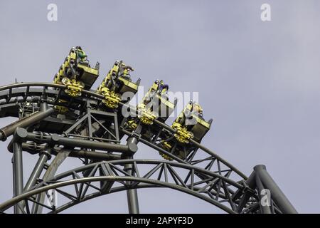 Alton Towers Resort in Staffordshire unveils The Smiler, the world's ...