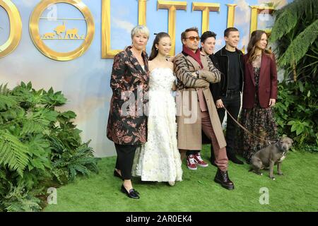 London, UK. (L-R) - Emma Thompson, Carmel Laniado, Robert Downey Jr ...