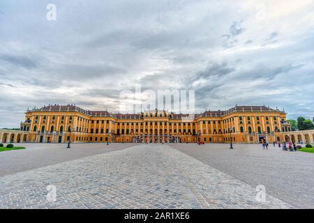 Schonbrunn Palace in Vienna. Austria Stock Photo