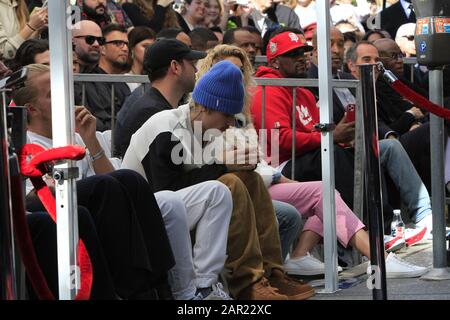 January 23, 2020, Los Angeles, CA, USA: LOS ANGELES - JAN 23:  Justin Bieber at the Sir Lucian Grange Star Ceremony on the Hollywood Walk of Fame on JANUARY 23, 2019 in Los Angeles, CA (Credit Image: © Kay Blake/ZUMA Wire) Stock Photo