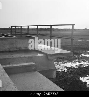 cleaning wastewater, handling urban waste, sewage treatment plants, bordesses, sand gutters, imhoff-tank Date: 1965 Location: Den Oever Keywords: bordessen, cleaning waste water, sewage treatment plants, treatment of urban waste, sand gutters Personal name: imhoff-tank Stock Photo