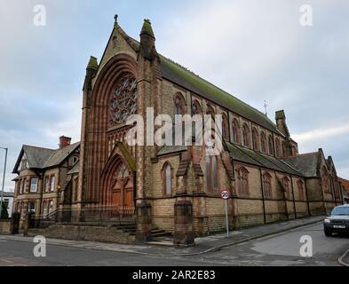 England, Lancashire, Chorley - January 25 2020: Sacred Heart Roman Catholic Church, Chorley Stock Photo