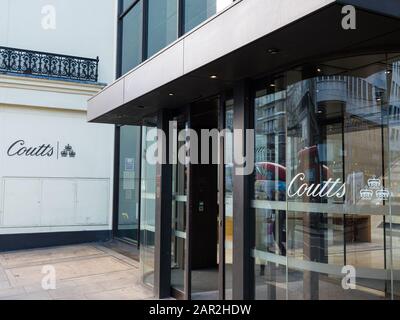 Coutts Private Bank, The Strand, London, England, UK, GB. Stock Photo