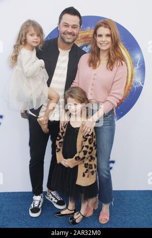 Sailor Stevie Swisher, Nick Swisher, Emerson Jay Swisher, JoAnna Garcia  Swisher 01 25 2020 Sonic