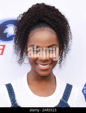 January 25, 2020, Hollywood, CA, USA: Tika Sumpter attends the ''Sonic The Hedgehog'' Family Day Event at the Paramount Theatre. (Credit Image: © Billy Bennight/ZUMA Wire) Stock Photo