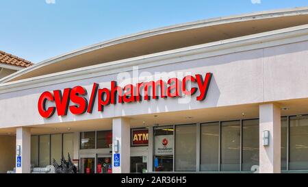 American retail and health care company CVS Pharmacy logo Stock Photo ...