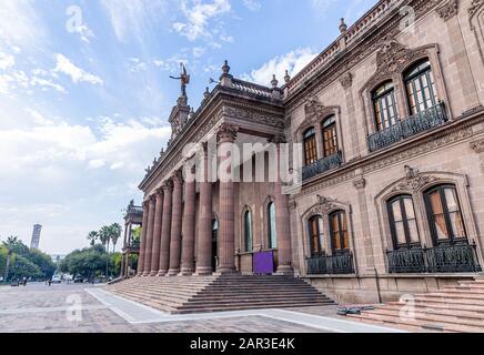 Government Palace of Nuevo Leon, in the MacroPlaza, in the Mexican city of Monterrey, Nuevo Leon state Stock Photo