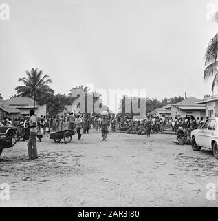 Zaire (formerly Belgian Congo) Streetscape in Kinshasa Date