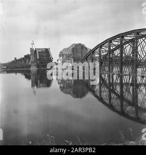 1945 destroyed rhine bridges hi-res stock photography and