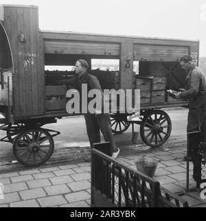 Dutch street attachments Date: 4 March 1946 Stock Photo