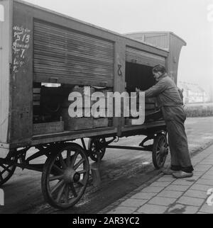 Dutch street attachments Date: 4 March 1946 Stock Photo