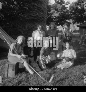 VCJC-kamp Zelhem Date: 24 August 1948 Location: Gelderland, Zelhem Stock Photo