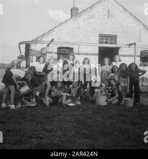 VCJC-kamp Zelhem Date: 24 August 1948 Location: Gelderland, Zelhem Keywords: youth organisations Stock Photo