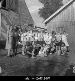 VCJC-kamp Zelhem Date: 24 August 1948 Location: Gelderland, Zelhem Stock Photo