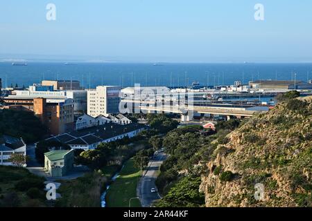 PORT ELIZABETH, SOUTH AFRICA - Aug 08, 2019: A landscape image of Baakens Valley in Port Elizabeth, South Africa. Stock Photo